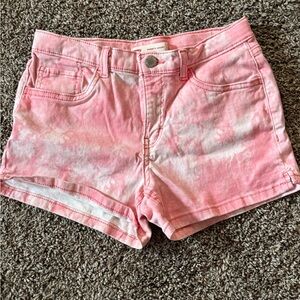Pink cute Levi  Girls Shorts size 14